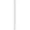 Ekena Millwork Two Equal Flat Panel PVC Pilaster w/Standard Capital & Base, 9"W x 102"H x 2"P PILP09X102DFP01-2 - alternate 2